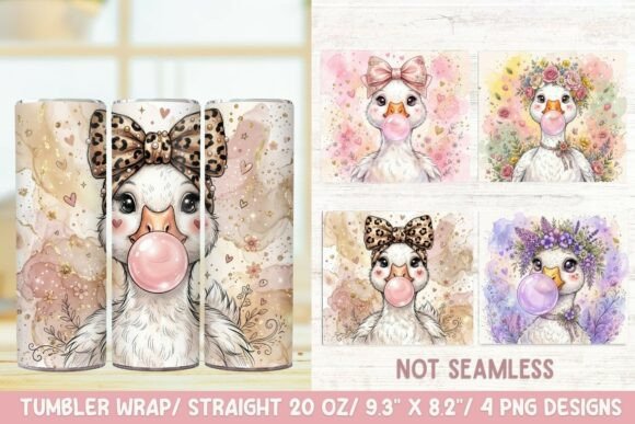 Bubblegum Goose 20 OZ Tumbler Wrap: A Designer's Take