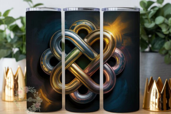Celtic Knot Gold Silver 20oz Tumbler Review