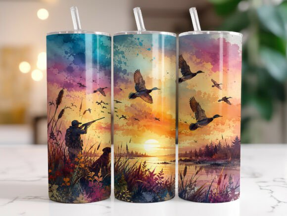 Duck Hunting 20oz Skinny Tumbler Wrap: A Designer's Review