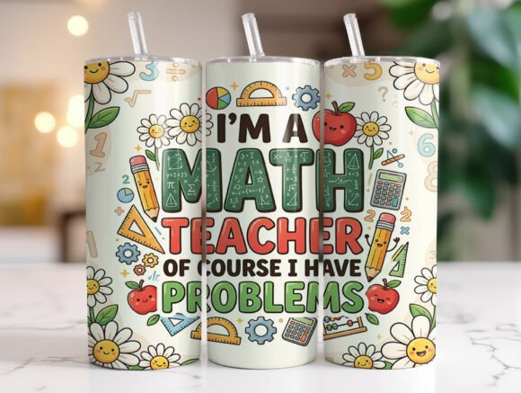 Funny Math Teacher Quote 20oz Tumbler: A Designer's Review