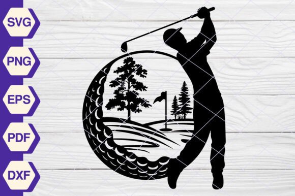 Golfing Scene SVG Review: A Designer's Take on EP403