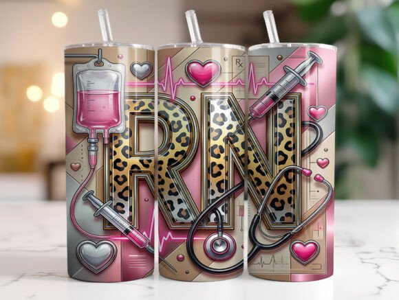 Leopard RN Nurse Medical Tumbler Wrap Review