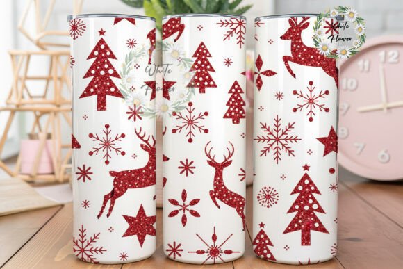Red Glitter Winter Forest 20oz Tumbler Review