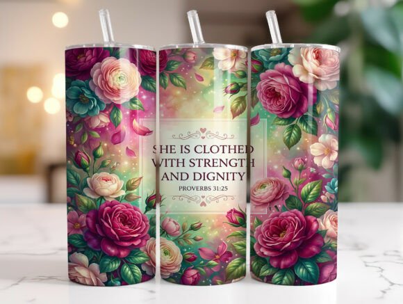 Review: Christian Scripture Quote 20oz Tumbler Design