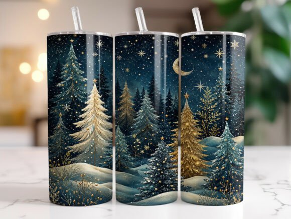 Review: Christmas Forest Snowflake Tumbler Wraps