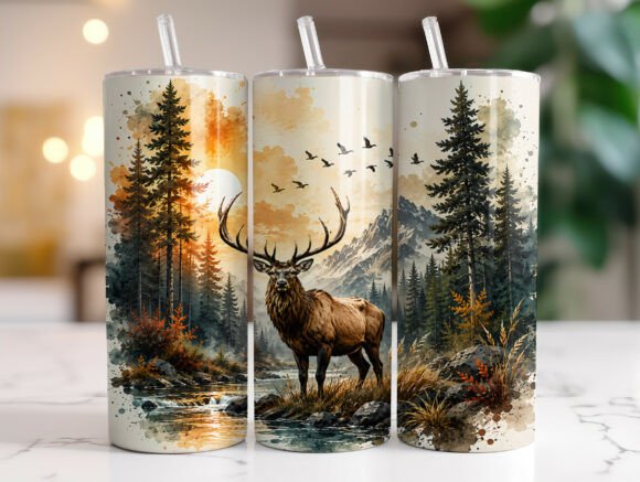 Review: Deer Elk Hunting Season Tumbler Wrap for Embroidery