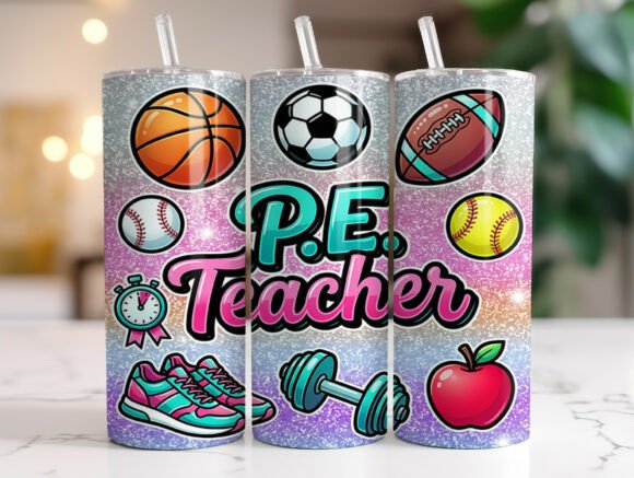 Review: PE Teacher 20oz Skinny Tumbler Wrap for Embroidery