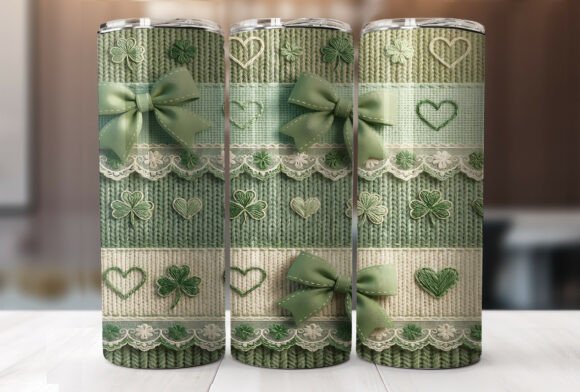 Review: St Patricks Day Faux Yarn Tumbler Wrap Design
