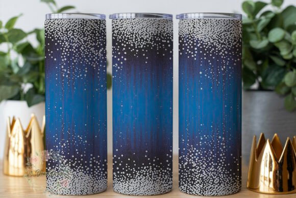 Royal Blue Glitter 20oz Tumbler Wrap Review