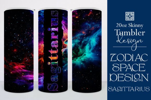 Sagittarius Zodiac Space Tumbler Wrap 1 Review