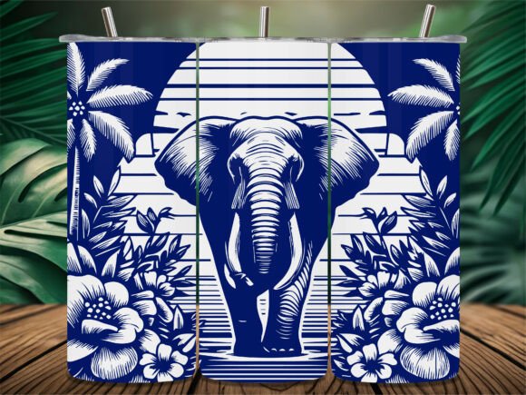 Sunset Safari Elephant Tumbler: A Designer's Review