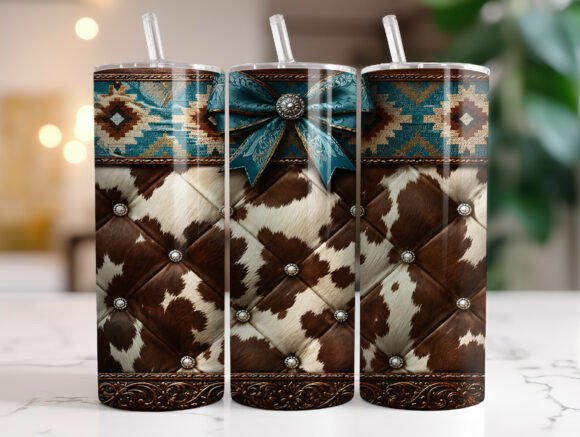 Western Cowhide Aztec Bow Tumbler Wrap Review