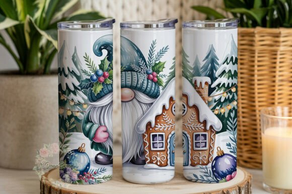 Winter Gnome Gingerbread House Tumbler Review